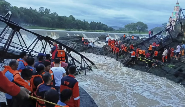 Indrayani River Bridge Collapses in Pune: All Missing Accounted for, NDRF Concludes Operation