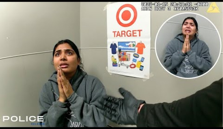 Title: Indian Woman Questioned by US Police for Shoplifting at Target – Video Goes Viral