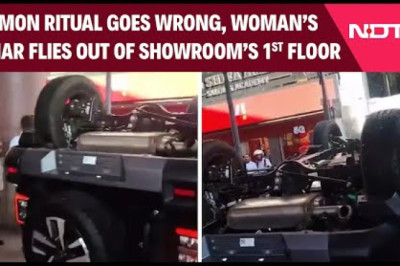 Delhi Woman’s Lemon Ritual with Mahindra Thar Ends in Showroom Mishap
